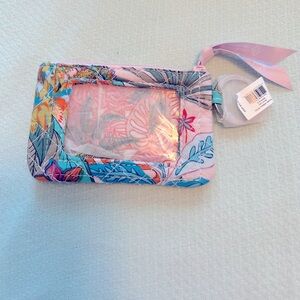 Vera Bradley Rainforest Canopy Zip ID Case, NWT